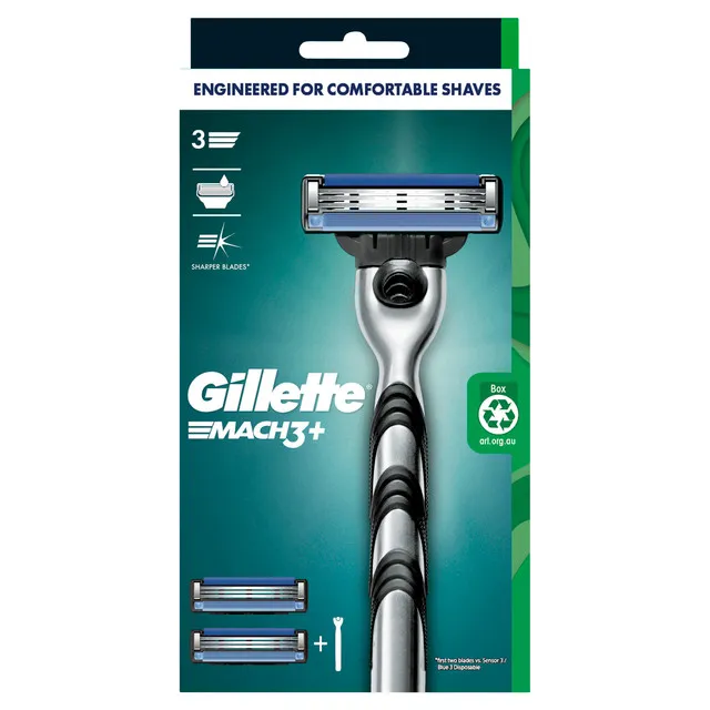 دستگاه ژیلت مچ تری پلاس (Mach3 Plus) با دو یدک (کپی)