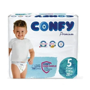 پوشک بچه کانفی(CONFY)سایز 5 چسبی بسته 28 عددی