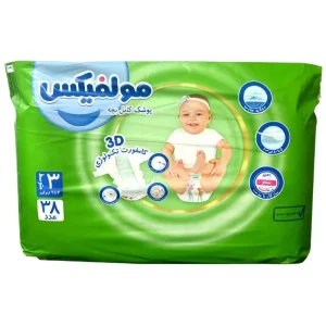 پوشک مولفیکس سایز 3 تعداد 38 عددی