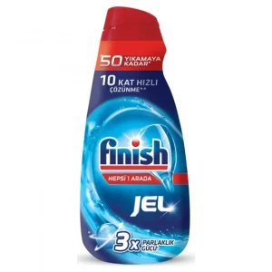 ژل ماشین ظرفشویی فینیش finish مدل:3x parlak gucu حجم:1000میل