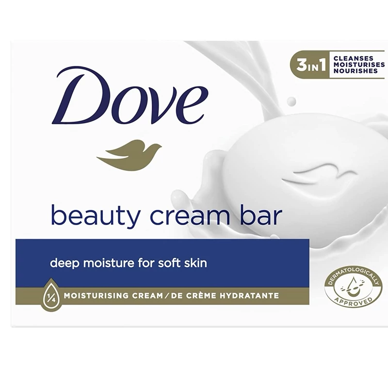 4OJ01A8nm2h9RRtFqYY7Dzj8vpTXfkyOZHlVLMT6sfDkmr4uwL.jpg_800X800X70 صابون داو – Dove دارای عصاره شير 135g - تصویر 1