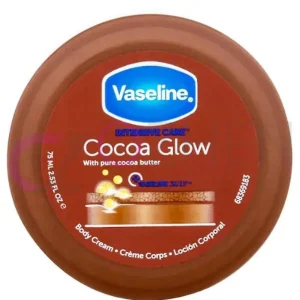 کرم بدن کره کاکائو وازلین Vaseline cocoa Glow 75ml