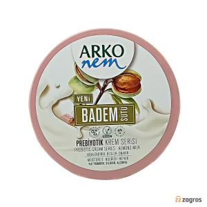 کرم مرطوب کننده ARKO حاوی شیر بادام 250 میل