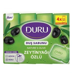صابون حمام روغن زیتون دورو DURU تعداد 4 تایی