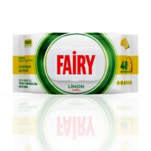 دستمال مرطوب پاک کننده سطوح فیری fairy رایحه لیمو