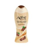 شامپو بدن و صورت کرمی اکتیو Active رایحه شیر و قهوه 400گرم