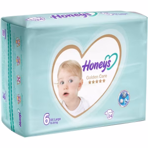 پوشک هانیز سایز ۶ بسته ۲۶ عددی اصل