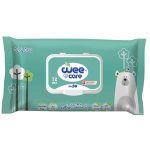 دستمال مرطوب نوزاد وی کر Wee Care فاقد پارابن حاوی  روغن زیتون 72برگی